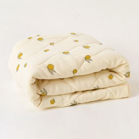 Cute Printed Quilt Newborn Blanket (Option: Lemon Quilt)