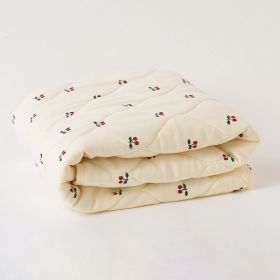 Cute Printed Quilt Newborn Blanket (Option: Little Cherry Quilt)