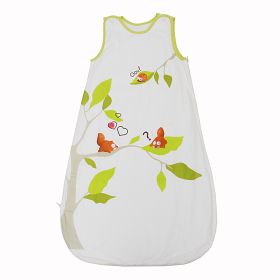 Baby Sleeveless Sleeping Bag Thin (Option: Leaf insect-75to105cm)