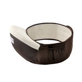 Baby Waist Stool Baby Sling (Color: Coffee)